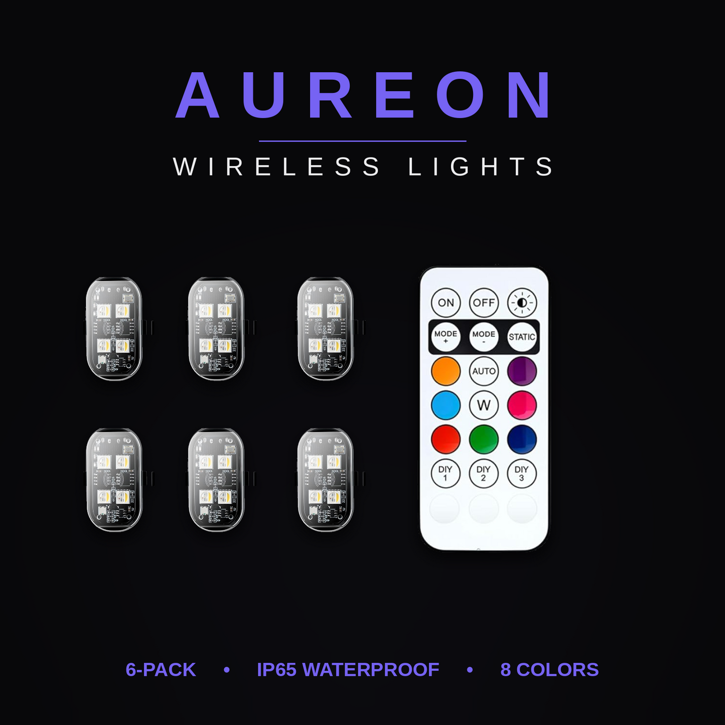 Night Drive Kit — Wireless Lights + Star Projector