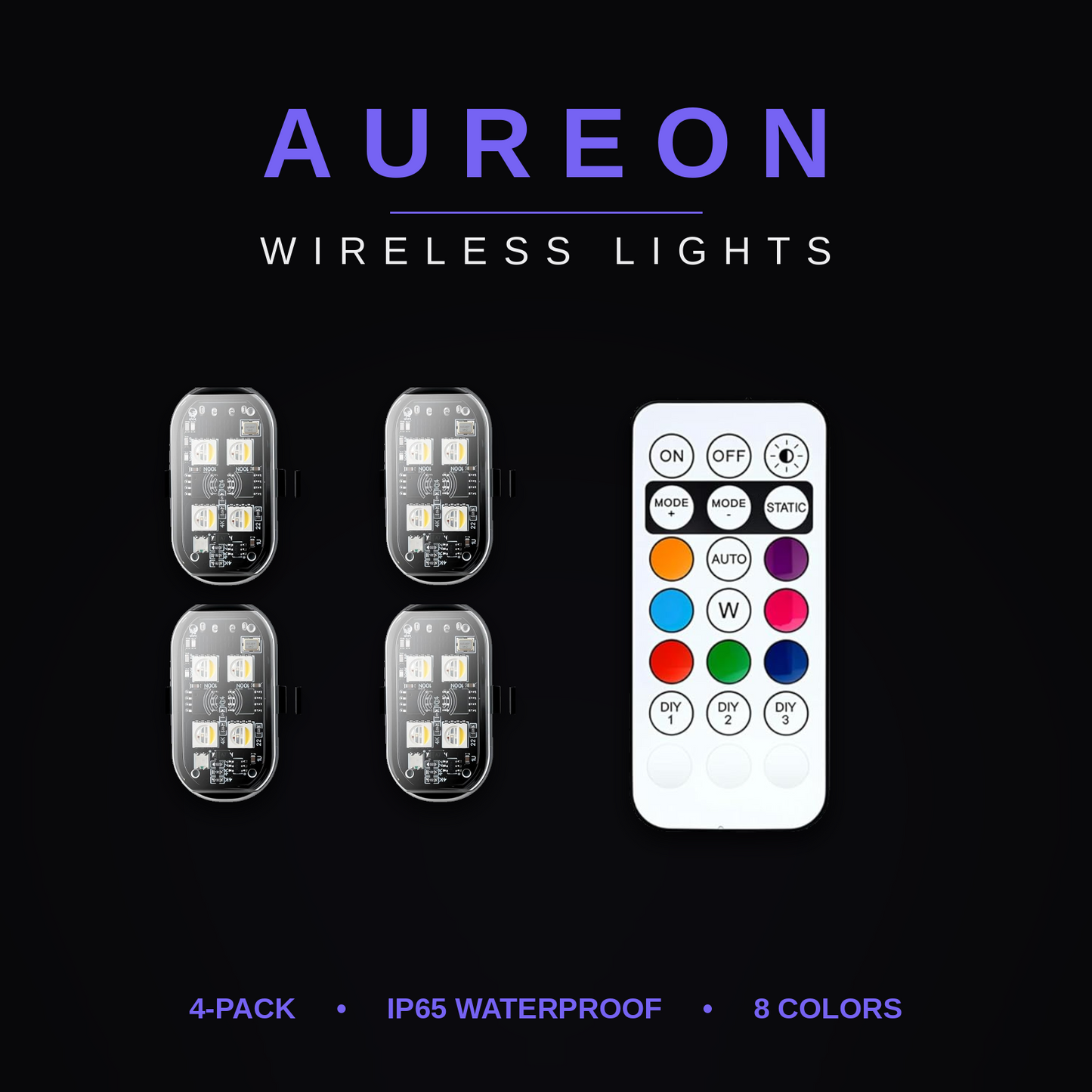 Night Drive Kit — Wireless Lights + Star Projector