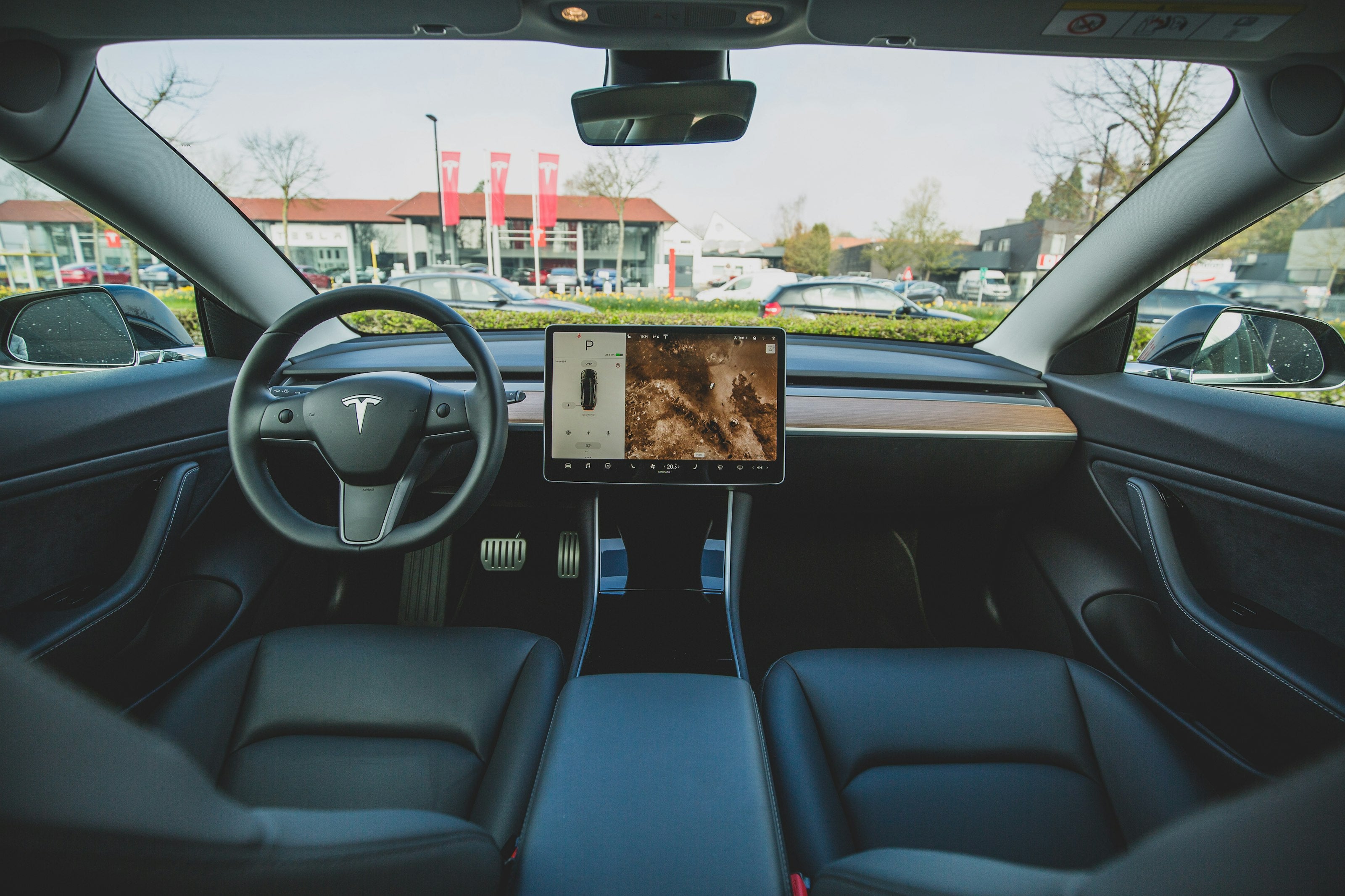 Dark car interior with ambient lighting - Aureon hero image